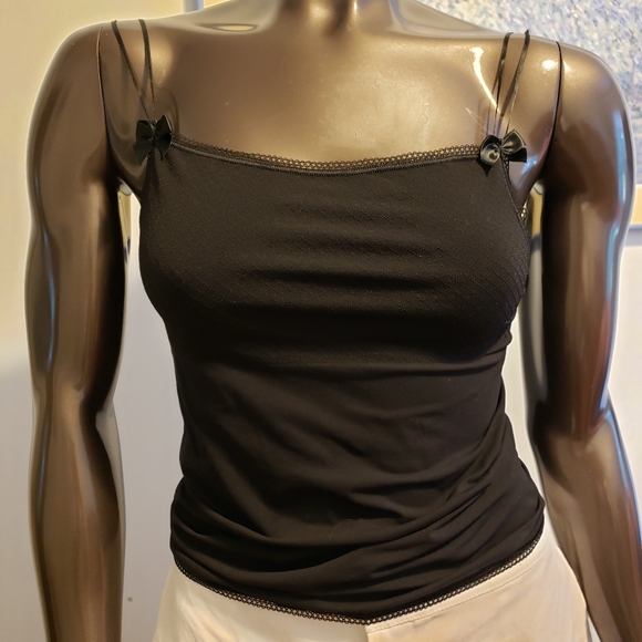 Nicole Miller Tops - Nicole Miller Black Camisole • Sz L